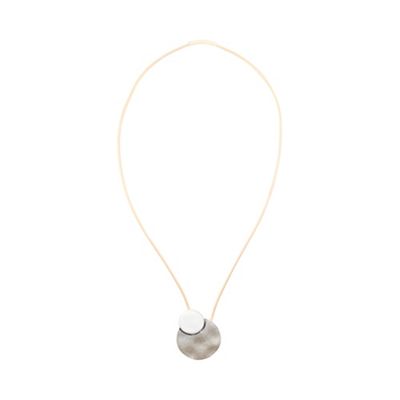 Silver elodie circles pendant necklace